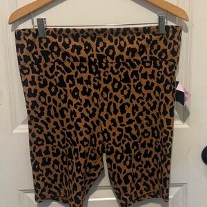 Wild Fable Tan Leopard Print Shorts